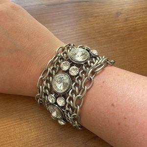 Chunky Bracelet with Gems